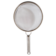 奕廚 304全柄果汁濾網，14cm不鏽鋼濾網, 14cm, 1個