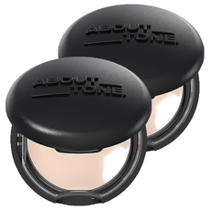 ABOUT TONE. 神奇濾鏡輕薄柔焦粉餅 9g 2.5 Ivory 1個, 2個