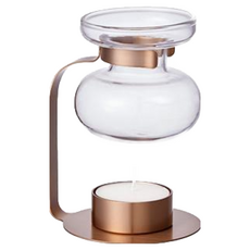 KINTO AROMA OIL WARMER 古典擴香組, 古銅, 65ml, 1組