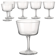 Bormioli Rocco 20世紀水晶費士調酒杯，Bartender Specific Barware, 124 x 90mm, 6個