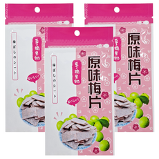 手摘果物 原味梅片, 15g, 3包