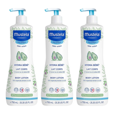 mustela 慕之恬廊 慕之幼 爽身潤膚乳, 750ml, 3瓶