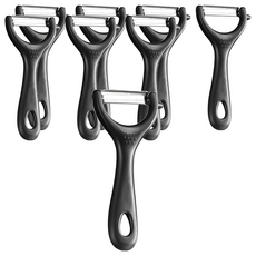 小麥購物 水果削皮刀 33g, 黑色, 8支