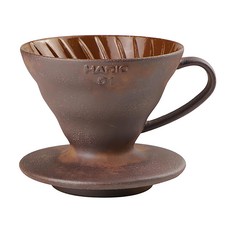 HARIO 好璃奧 V60老岩泥五次燒01濾杯, 240ml, 1個, 199 x 100 x 82mm   300g