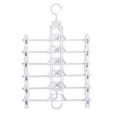 六層魔術褲架 34.5 x 34 x 27cm 423g, 顏色隨機, 1個