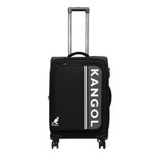 KANGOL 袋鼠 可擴充布面行李箱, 20吋, 黑色