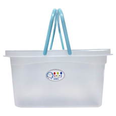 JUSKU 佳斯捷 大嘟嘟好手提置物籃/收納籃 4228 40.3 x 28 x 22cm 830g, 顏色隨機, 1個