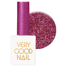 VERY GOOD NAIL 彩色美甲凝膠 玻璃珠光澤, GL12 Magenta Crush 閃耀洋紅, 10ml, 1瓶