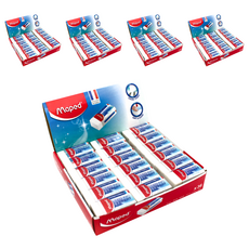 Maped 潔淨黏屑塑膠擦 小 Set 36入, 無毒好擦, 單色, 5盒