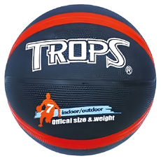 TROPS 特波士 雙色十字籃球, 1個, 40179B