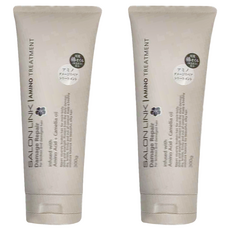 KUMANO 熊野油脂 沙龍級氨基酸損傷修復護髮素 棕色 椿花, 300g, 2條