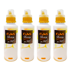 第一石鹼 FUNS Luxury奢華衣物柔軟精 600ml (白玫瑰麝香), 4瓶