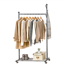 品屋 大號二合一掛衣架, 簡約灰(2006), 1個