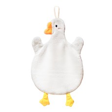 鴨子擦手巾 白鴨鴨 白色, 4個