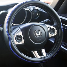 COTRAX 方向盤套 科技風格透氣, 藍色 + 黑色