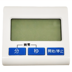 Hesii 高音量大畫面計時器, 白色, 1個