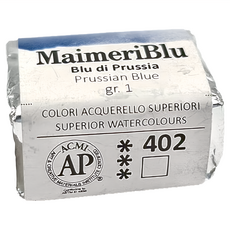 MaIMeRI 美利 塊狀水彩 S1 PRUSSIAN BLUE 402 普魯士藍, 1.5ml, 1色