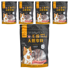 PET FORCE 寵愛惡勢力 毛孩天然零食組合, 雞肉捲牛皮, 5包
