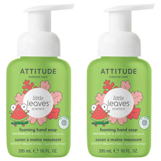 ATTITUDE 艾特優 兒童泡沫洗手乳, 西瓜&椰香 295ml, 2瓶