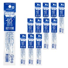 PENROTE 筆樂 超大容量中性筆替芯 ER1410 0.5mm 藍色 12支