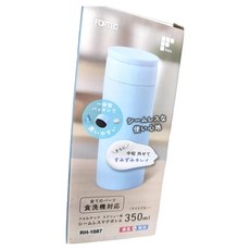 FREIZ 和平 無縫水壺 RH-1687 淡藍色 350ml 保溫保冷, 1個