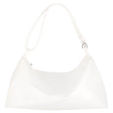 ALICE MARTHA SCHÖN韓國小眾設計款側肩包 皮革手提包, 42 x 26 x 12cm, 白色, 1個