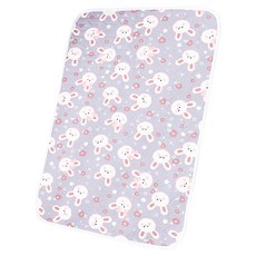 乳膠涼感墊, 灰色小兔, 1個