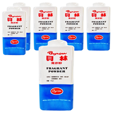 貝林 清涼粉，舒緩痱子，160g, 6瓶