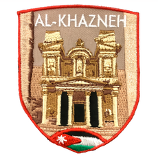 A-ONE 匯旺 約旦 佩特拉卡茲尼神廟 地標造型刺繡 Set - 7.5 x 6 cm, 彩色, 1個