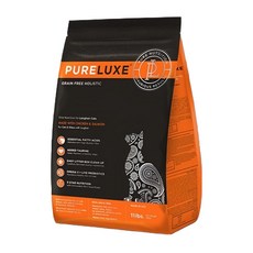 PURELUXE 純華 貓用天然無穀亮毛配方糧 雞肉+鮭魚, 400g, 1包