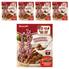 House 好侍 調理包 咖哩牛, 最經典日式咖哩口味 焙煎洋蔥搭配獨家研發的特製咖哩 口感溫順不膩口, 200g, 5盒