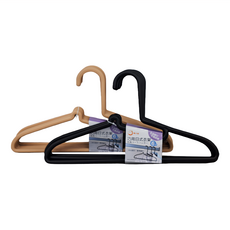 MIKA HOUSE 橘之屋 巧用日式衣架 Set 6個, S型開口設計, 圓潤邊角, 不傷衣領, 顏色隨機, 2組