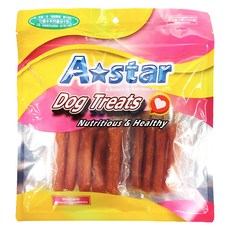 A star 牛奶口味六角潔牙大棒棒腿 3.7 英吋 狗狗零食, 150g, 1包