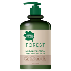 GREEN FINGER 綠手指 Forest 溫和堅果身體乳 24小時高保濕護理, 500ml, 1瓶