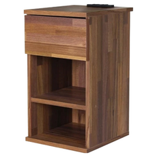 CHIFUN SENHUO 祈樂森活 羅比床頭櫃 附插座, 工業風, 1個