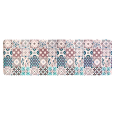 StyleG 時代家居 奈米絨軟式硅藻土吸水防滑廚房地墊, 38 x 117cm, 雅典花磚, 1個