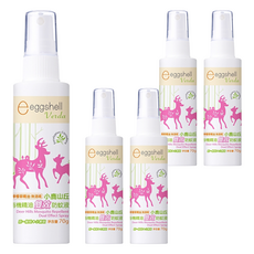 eggshell Verda 小鹿山丘 有機精油雙效防蚊液, 70g, 5瓶