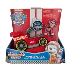 SPIN MASTER 汪汪隊立大功 極速賽車救援系列音效迴力車 - Race & Go Deluxe Vehicle, 毛毛, 1個