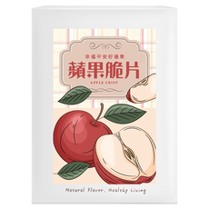 Cammie 佳美 蘋果脆片 素食可食, 50g, 1盒