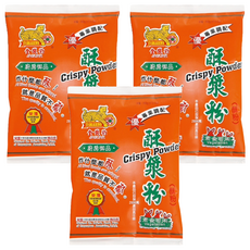 金錢豹 酥漿粉, 專業調配, 酥脆粉, 素食可用, 500g, 3包