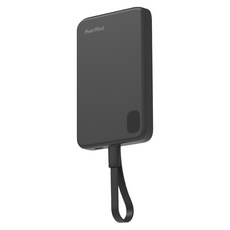 Meet Mind 吸附式線充行動電源 5000mAh Type-C 鋁合金款, 黑色, 1個