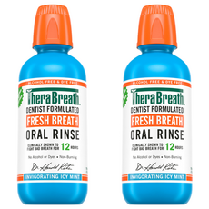 TheraBreath 漱口水 冰涼薄荷, 473ml, 2瓶