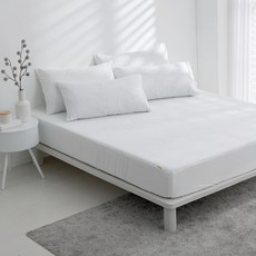 Crocodile 鱷魚 天絲針織透氣3M濕排汗防水保潔墊 加大款, 淨白