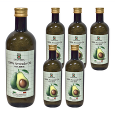 第一山 100%酪梨油 耐高溫260度 不使用化學溶劑, 1L, 6瓶