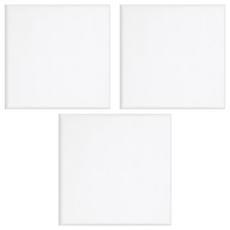 vanibaby 可裁切3D立體防撞壁貼組 耐磨耐刮, 珠光白, 3片