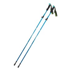 Xavagear 戶外健行鋁合金摺疊登山杖 長版, 2支, 天藍色