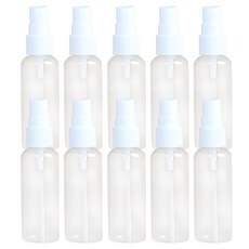 Yonggidao 50ml 透明噴霧分裝瓶, 10瓶, 透明