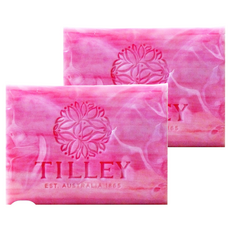 TILLEY 皇家特莉 經典香皂 粉紅荔枝 100g, 澳洲經典, 百年國民皂, 添加乳木果油, 2個