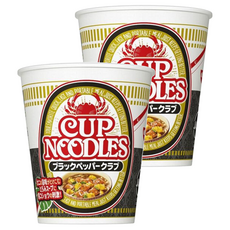 NISSIN 日清 CUP NOODLE 合味道 黑胡椒螃蟹杯麵, 2入