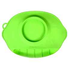 baby mambo 蔓葆 兒童矽膠餐墊, 食品用矽膠材質 安全無異味 易清洗 防水防漏, 綠色, 1個
